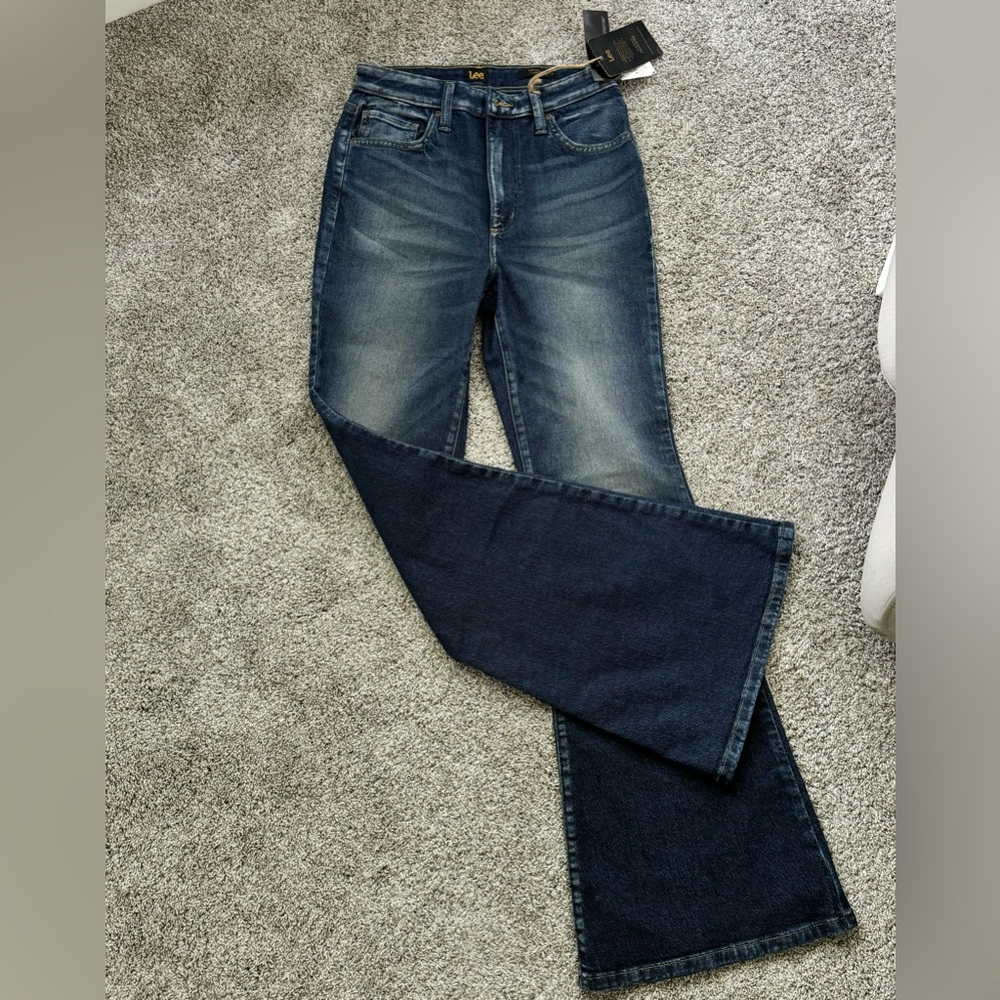 Vintage jeans Lee seamed flare 28 size